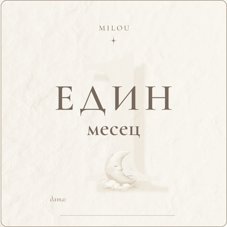 MILOU milestone card